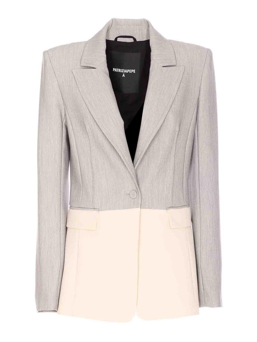 Patrizia Pepe Veste Casual - Gris