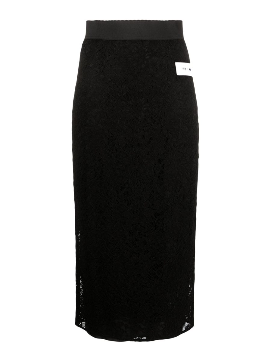 Dolce & Gabbana Jupe Midi - Noir