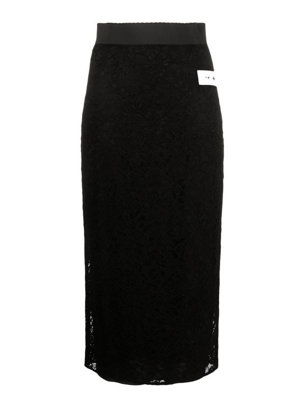 Dolce & Gabbana Jupe Midi - Noir
