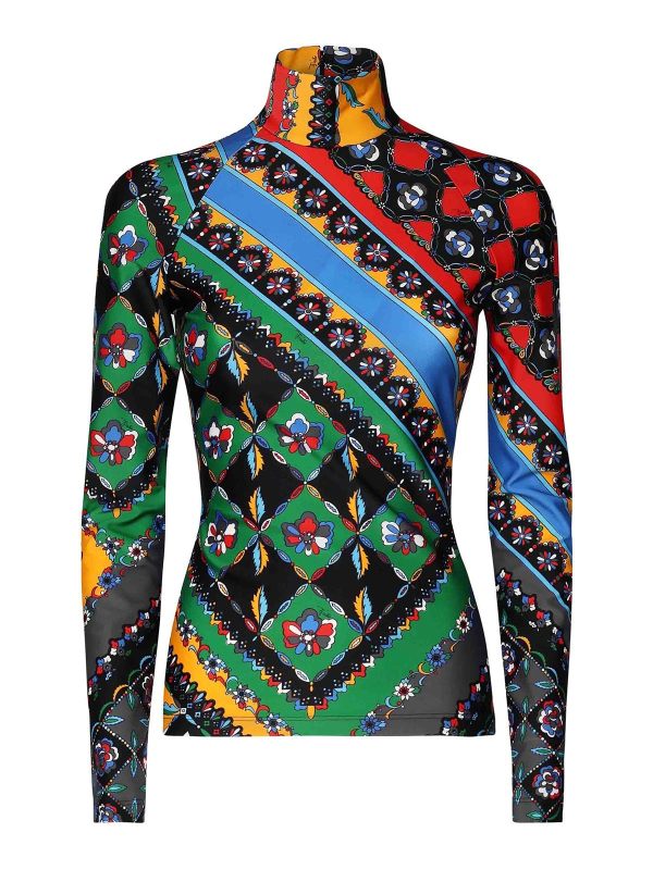 Emilio Pucci Pull Col Rond - Multicolore