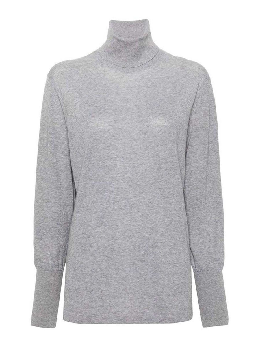 Studio Nicholson Pull Col Rond - Gris