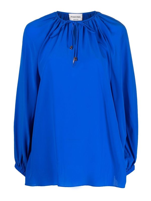 Phaeonia Blouse - Bleu