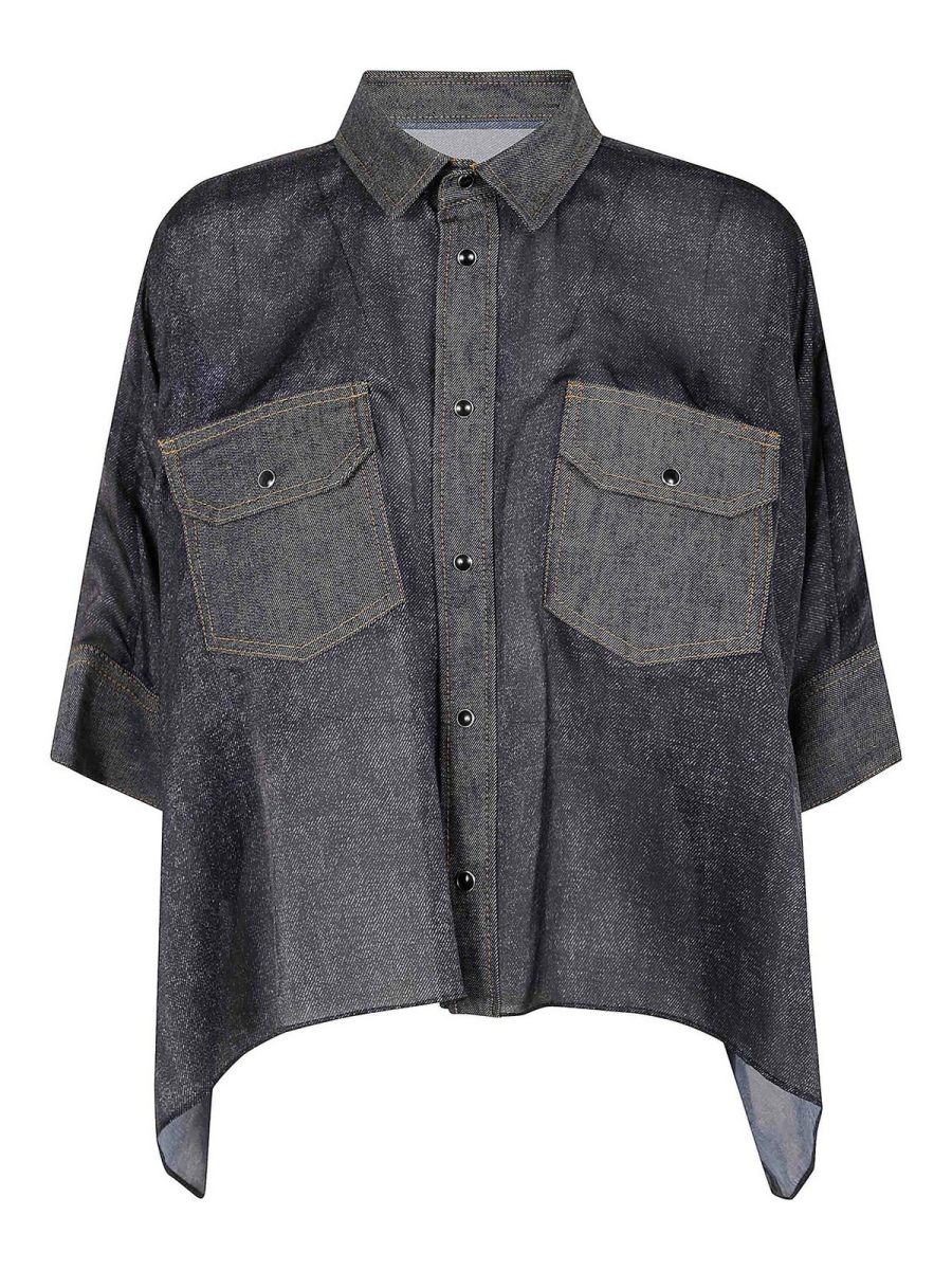 Sacai Chemise - Bleu