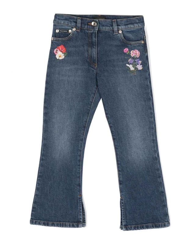 Dolce & Gabbana Jr Jean Bootcut - Bleu