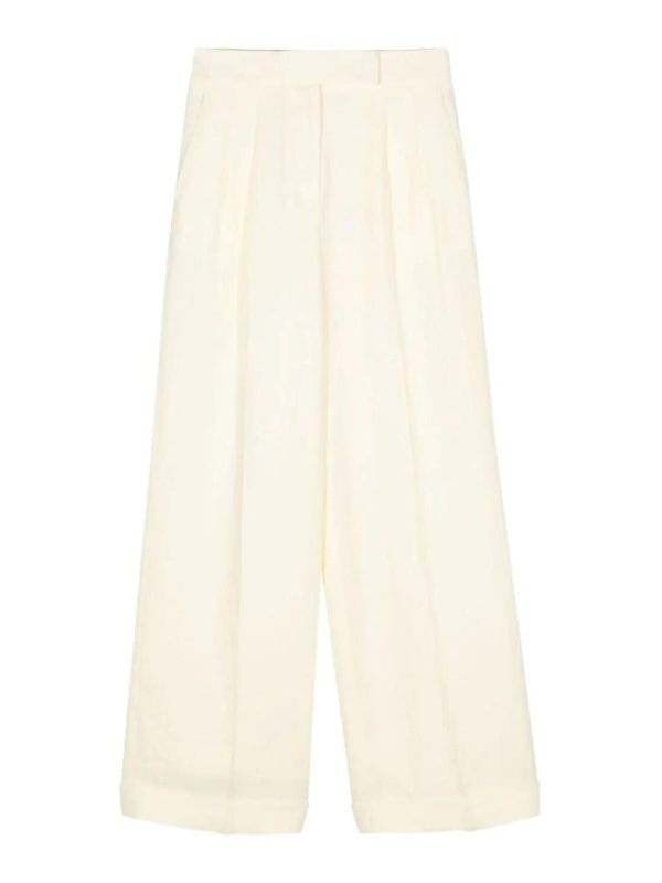 Peserico Pantalons Décontractés - Crème