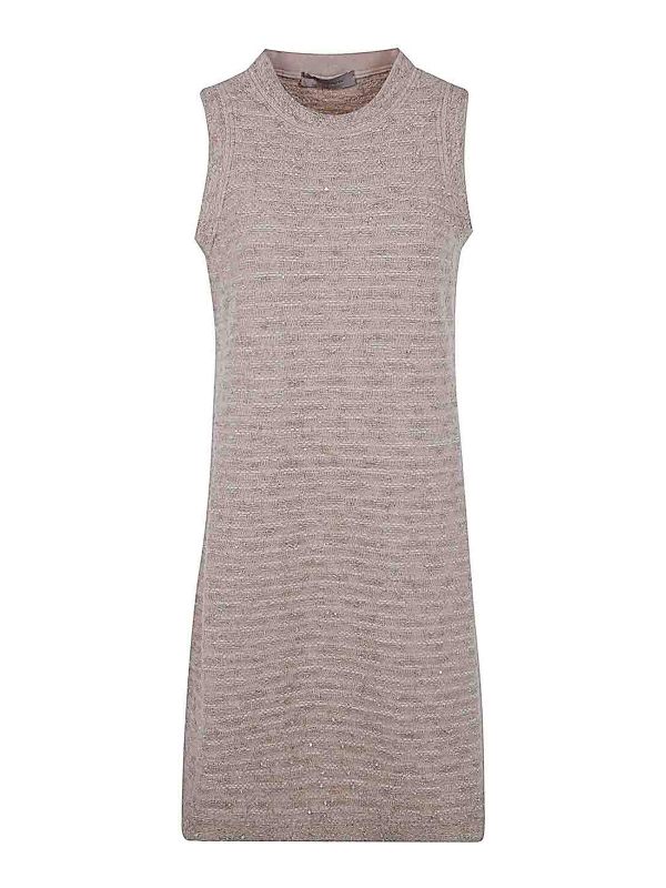 D. Exterior Robe Au Genou - Marron