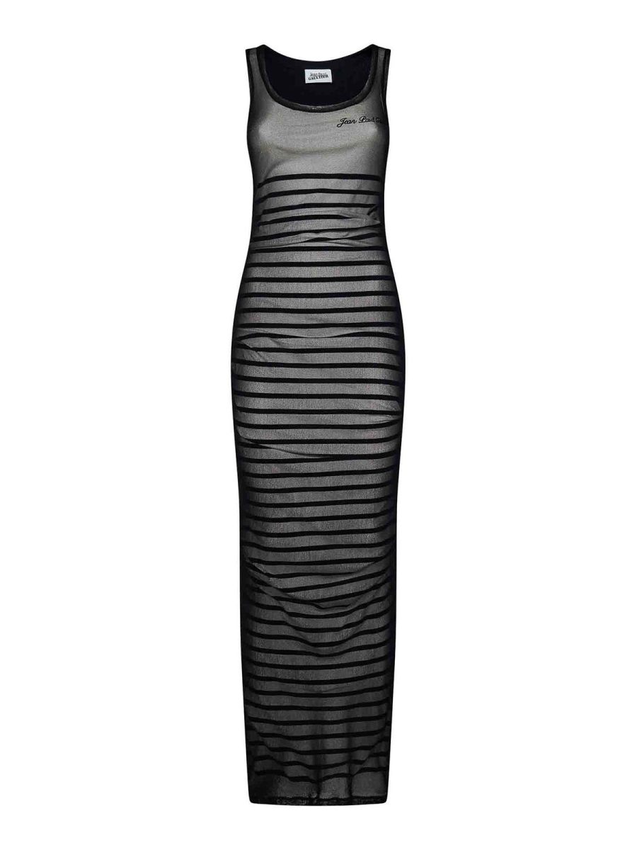 Jean Paul Gaultier Robe Au Genou - Noir