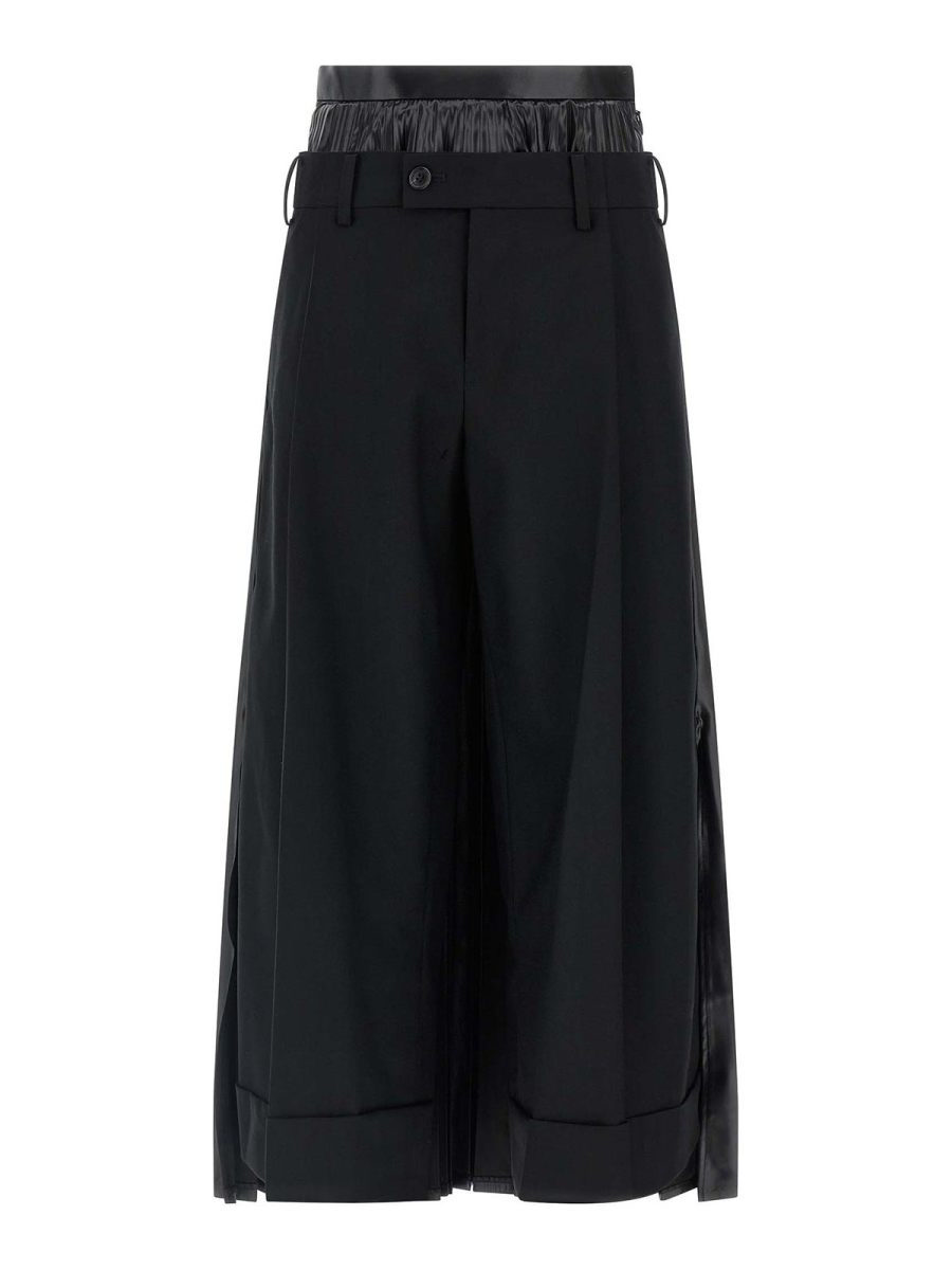 Junya Watanabe Pantalons Décontractés - Noir