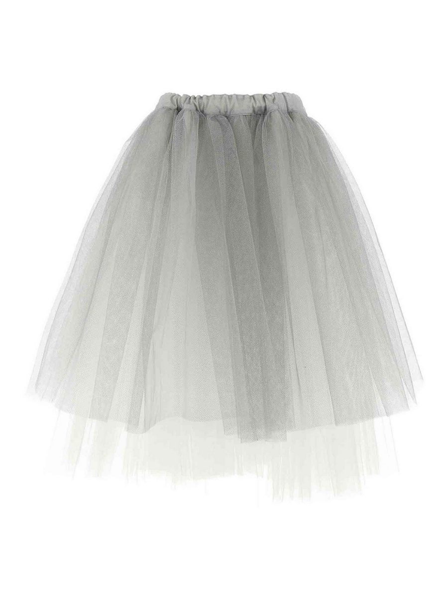 Comme Des Garcons Jupe Midi - Multicolore