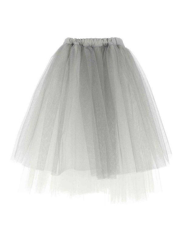 Comme Des Garcons Jupe Midi - Multicolore