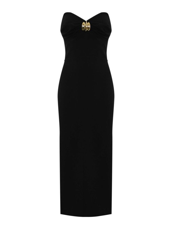 Elisabetta Franchi Robe Au Genou - Noir