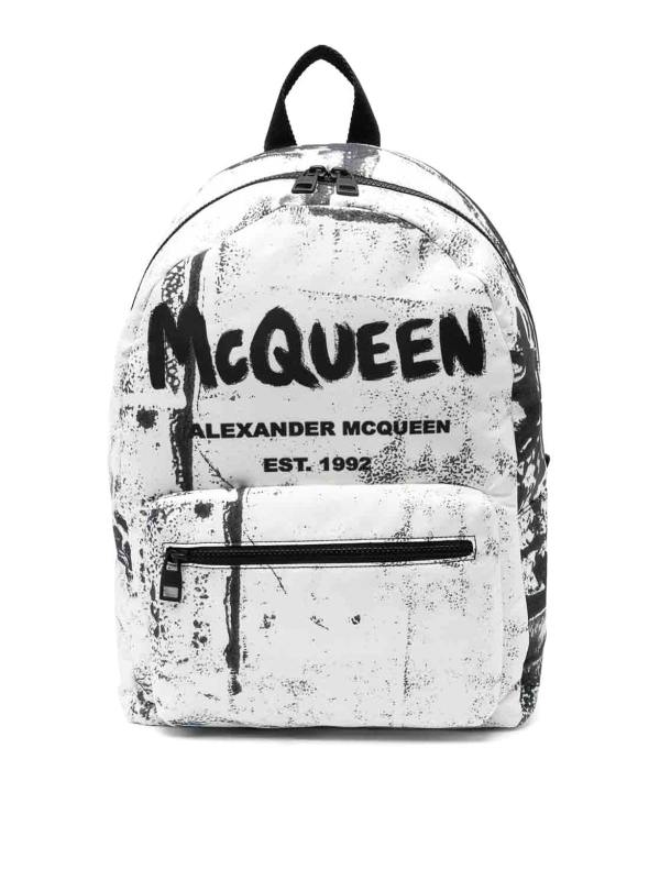 Alexander Mcqueen Sac À Dos - Blanc