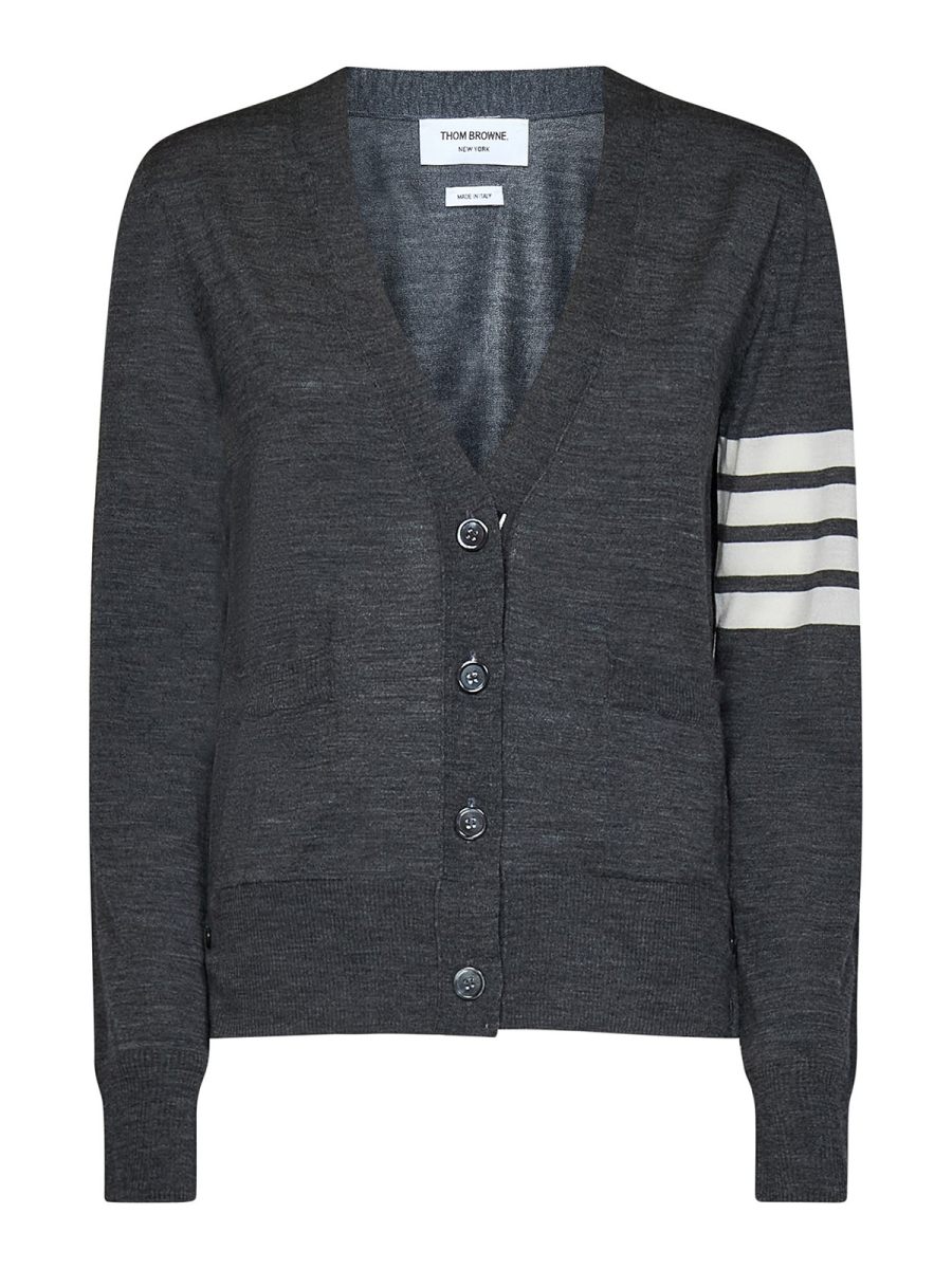 Thom Browne Cardigan - Gris