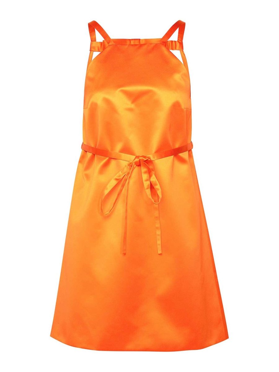 Patou Robe Au Genou - Orange