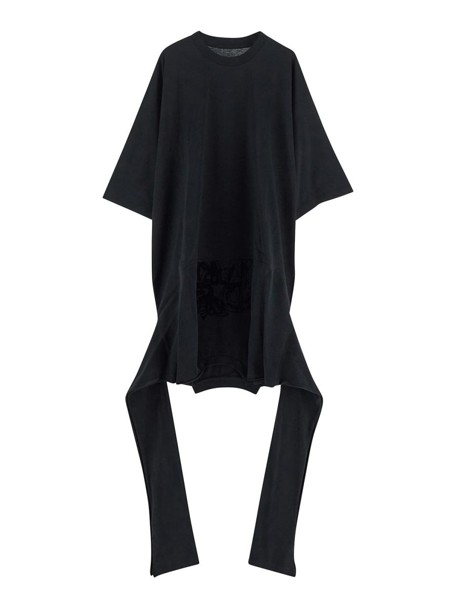 MM6 Maison Margiela Robe Au Genou - Noir
