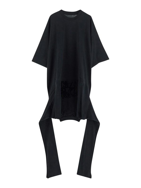 MM6 Maison Margiela Robe Au Genou - Noir