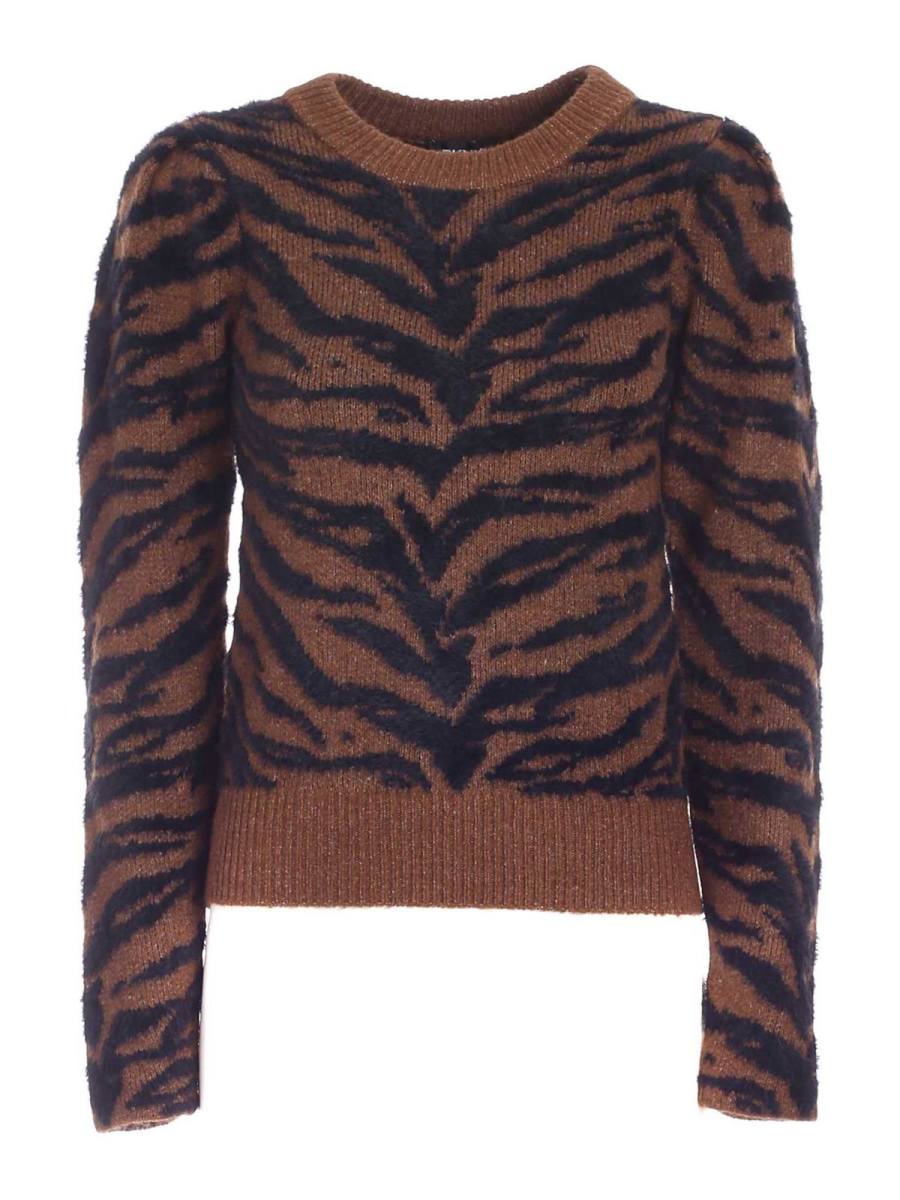 Dkny Pull Col Rond - Imprimé Animal