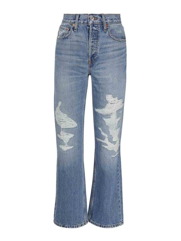 Re/Done Jean Bootcut - Bleu