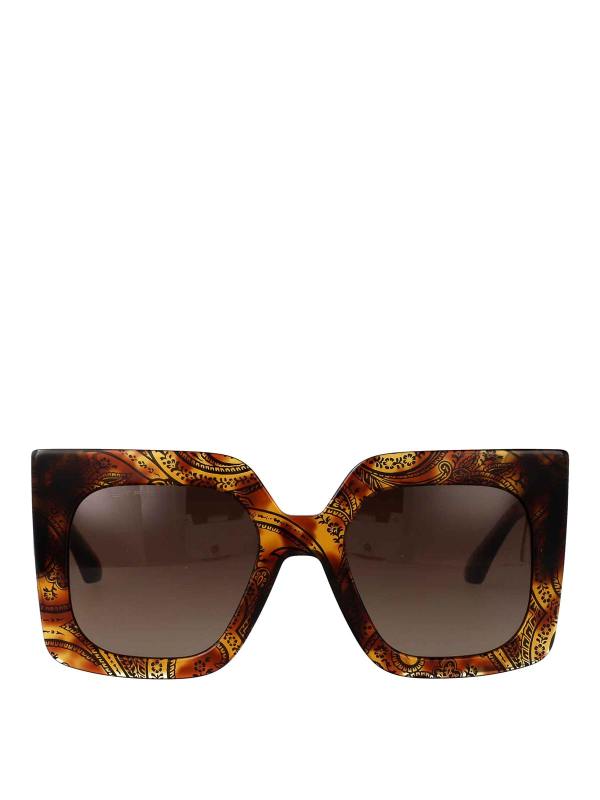 Etro Lunettes De Soleil - Marron