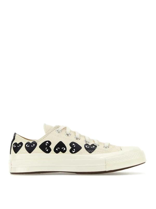 Comme des Garçons Play Baskets - Blanc