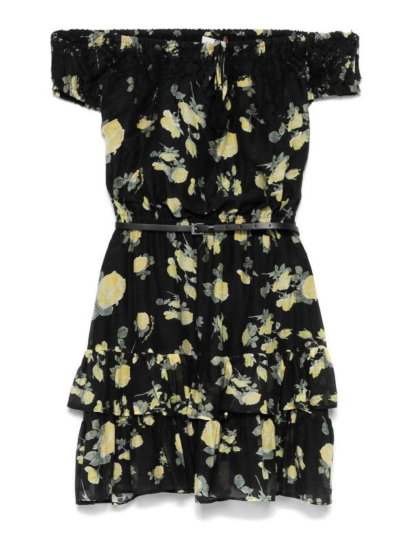 Ermanno Firenze Robe Au Genou - Jaune