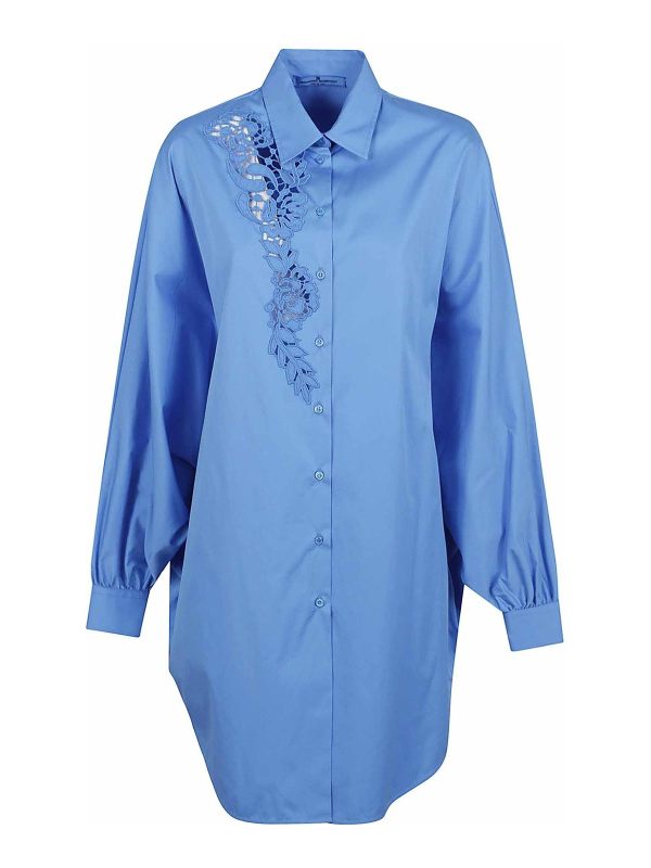 Ermanno Scervino Chemise - Bleu