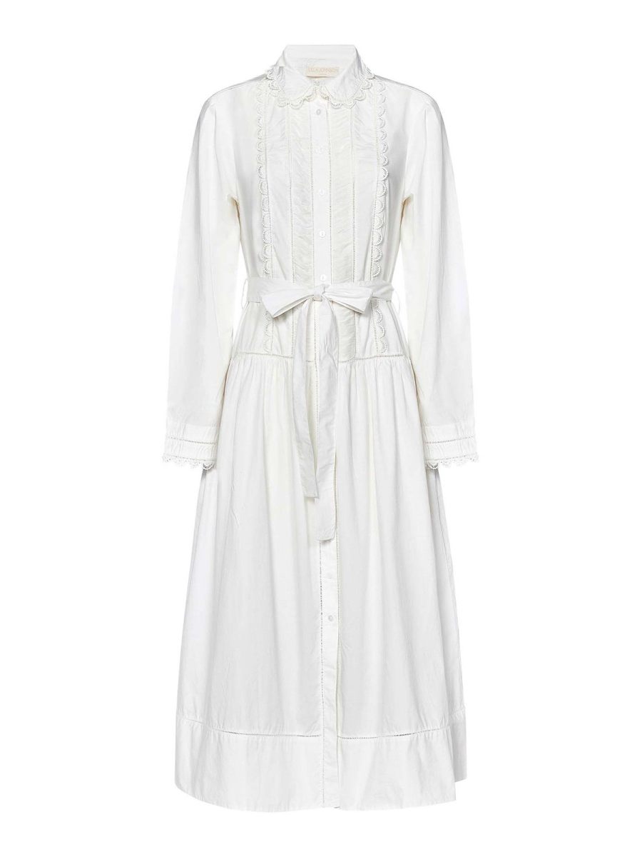Ulla Johnson Robe Au Genou - Blanc