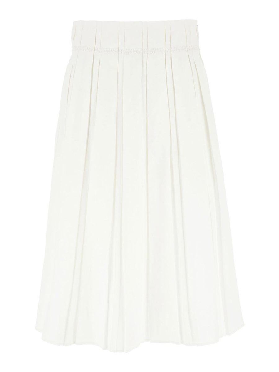 Jil Sander Jupe Midi - Blanc