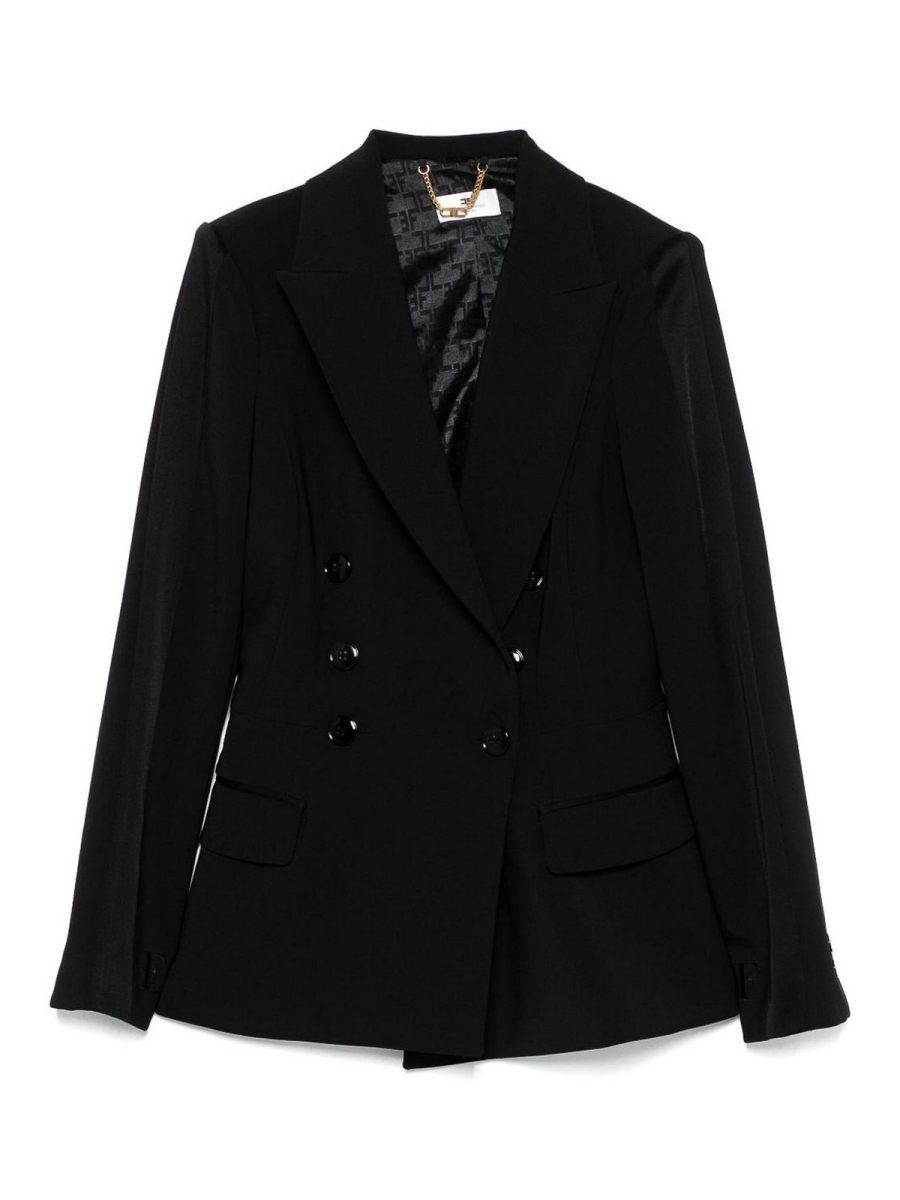 Elisabetta Franchi Veste Casual - Noir