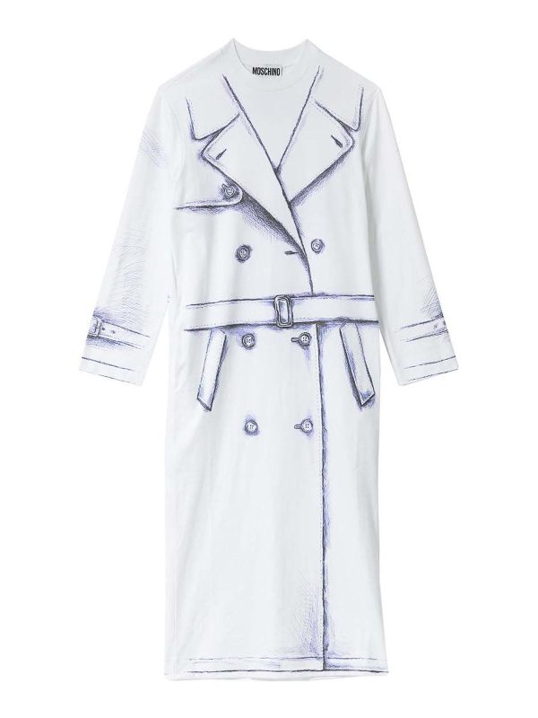 Moschino Trench-Coat - Multicolore