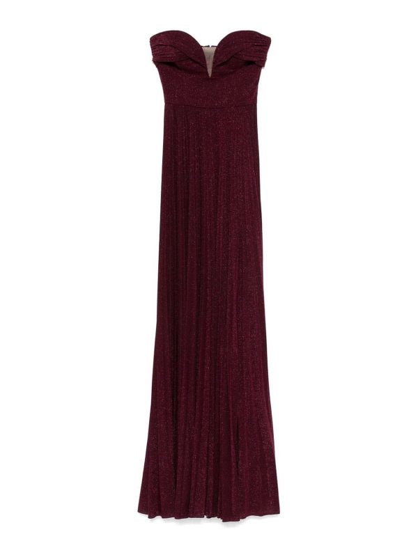 Elisabetta Franchi Maxi Robe - Violet