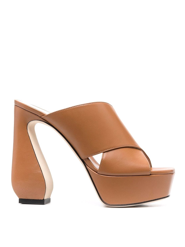 Si Rossi Sandales - Marron