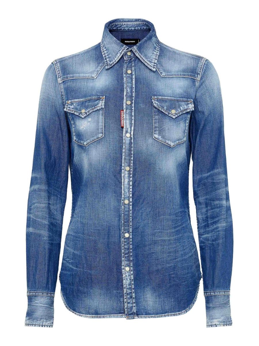 Dsquared2 Chemise - Bleu Foncé