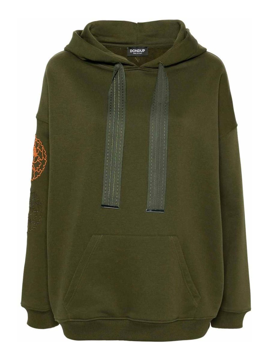 Dondup Sweat-Shirts - Vert Foncé
