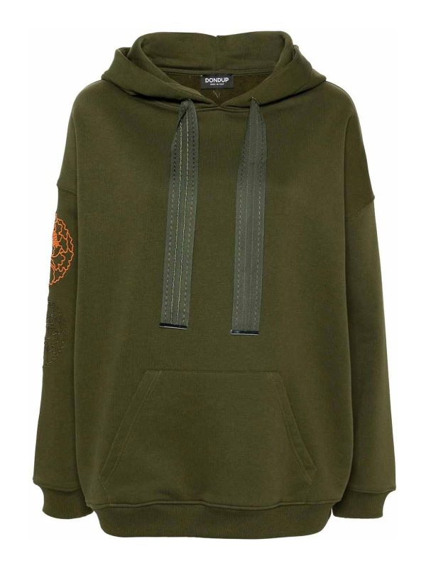 Dondup Sweat-Shirts - Vert Foncé