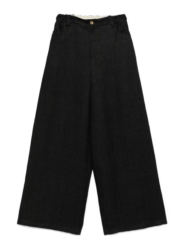 Alysi Pantalons Décontractés - Noir
