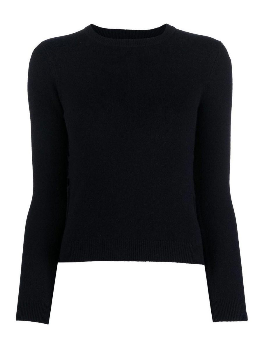 Extreme Cashmere Pull Col Bateau - Bleu Foncé