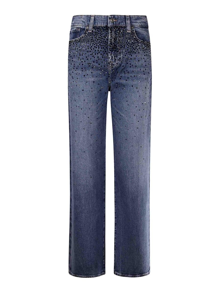 7 For All Mankind Jean Bootcut - Foncé Délavé