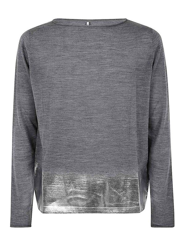 Liviana Conti Pull Col Rond - Gris