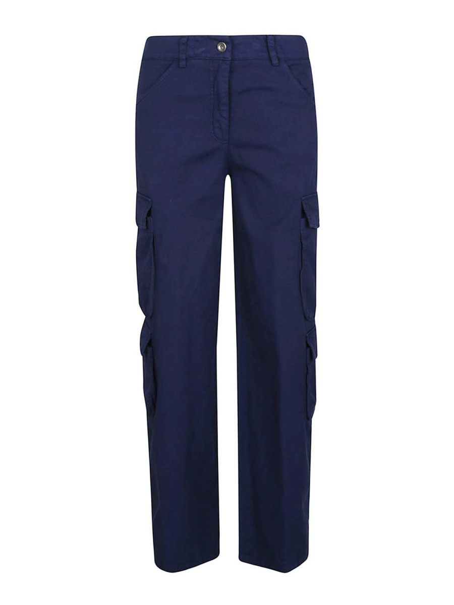 Tsolo Munkh Pantalons Décontractés - Bleu