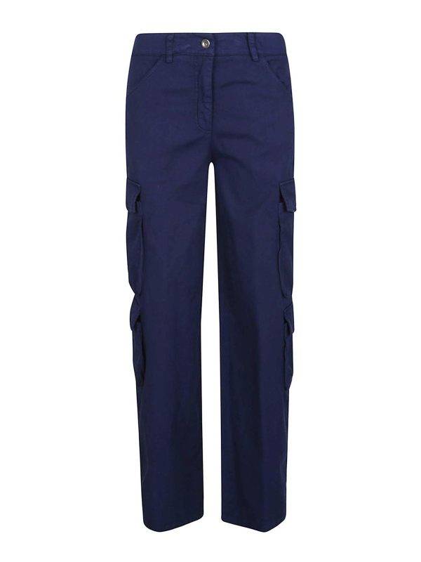 Tsolo Munkh Pantalons Décontractés - Bleu