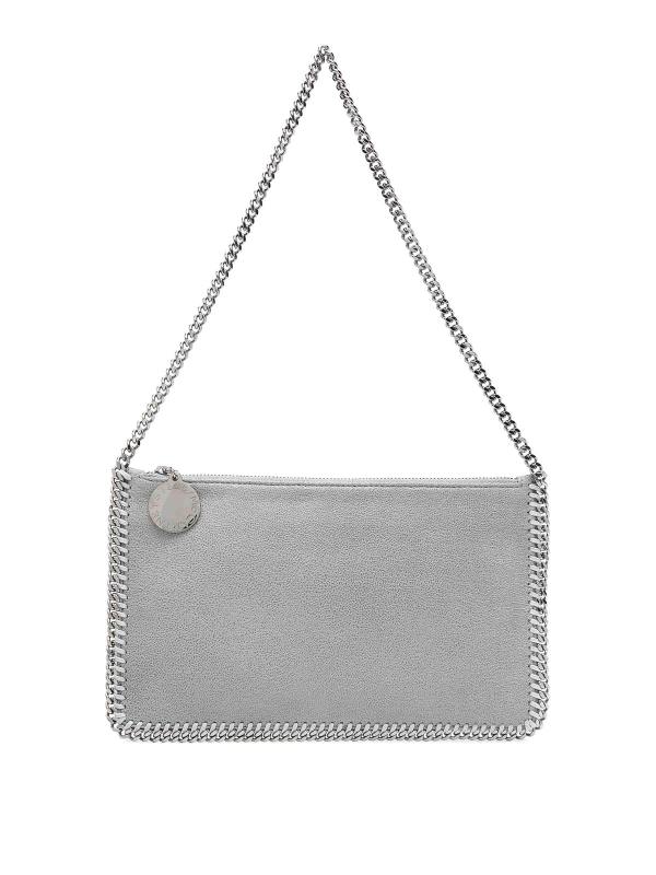 Stella Mccartney Sac Porté Épaule - Gris Clair