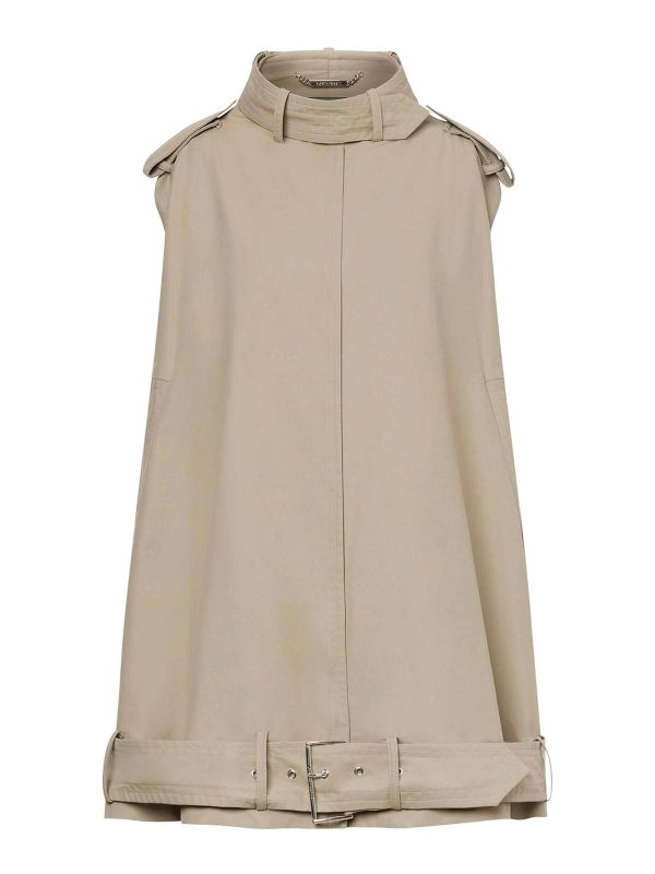 Alberta Ferretti Manteau Court - Couleur Chair