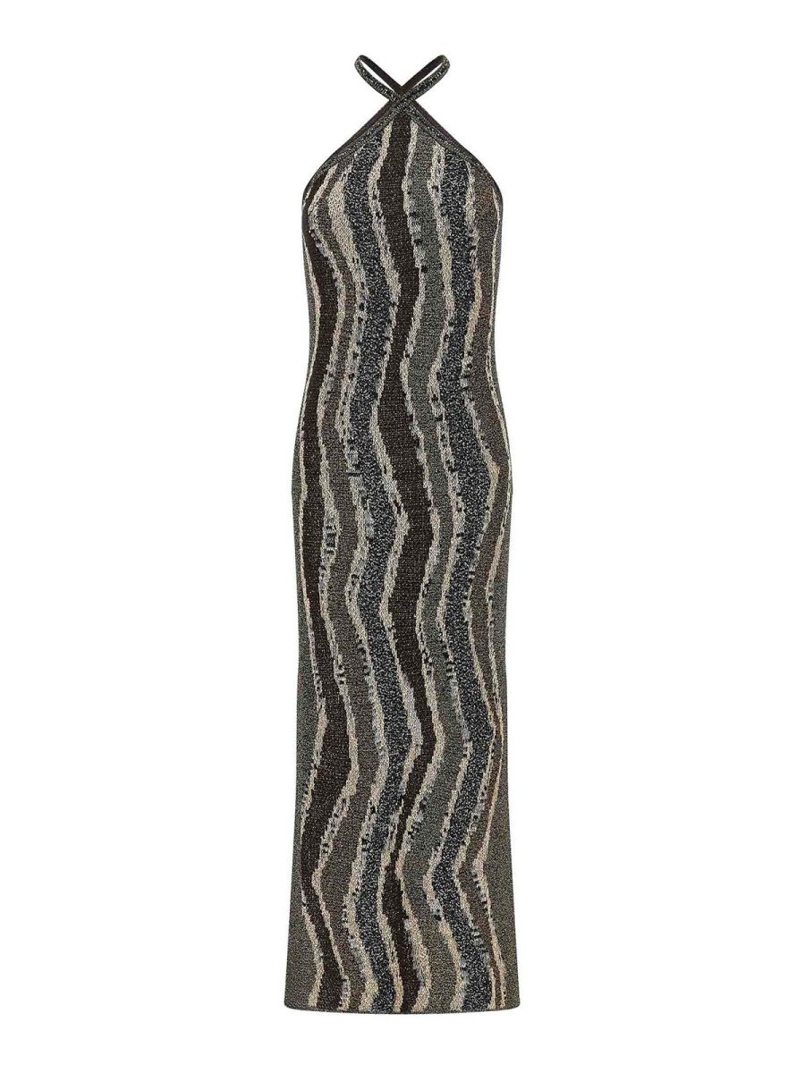 Missoni Robe Au Genou - Multicolore