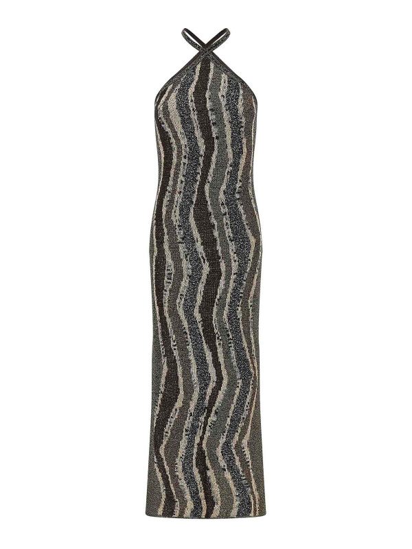 Missoni Robe Au Genou - Multicolore