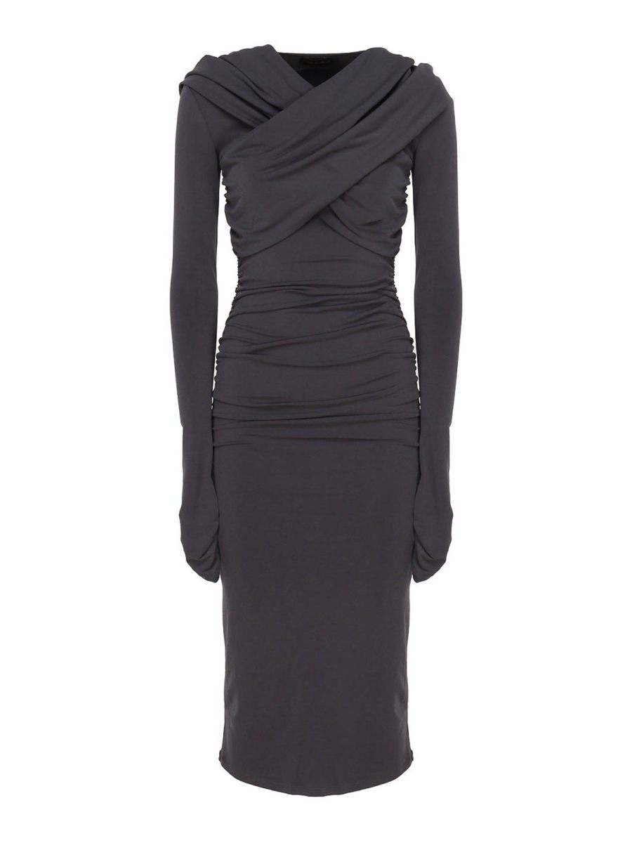 The Andamane Robe Au Genou - Gris
