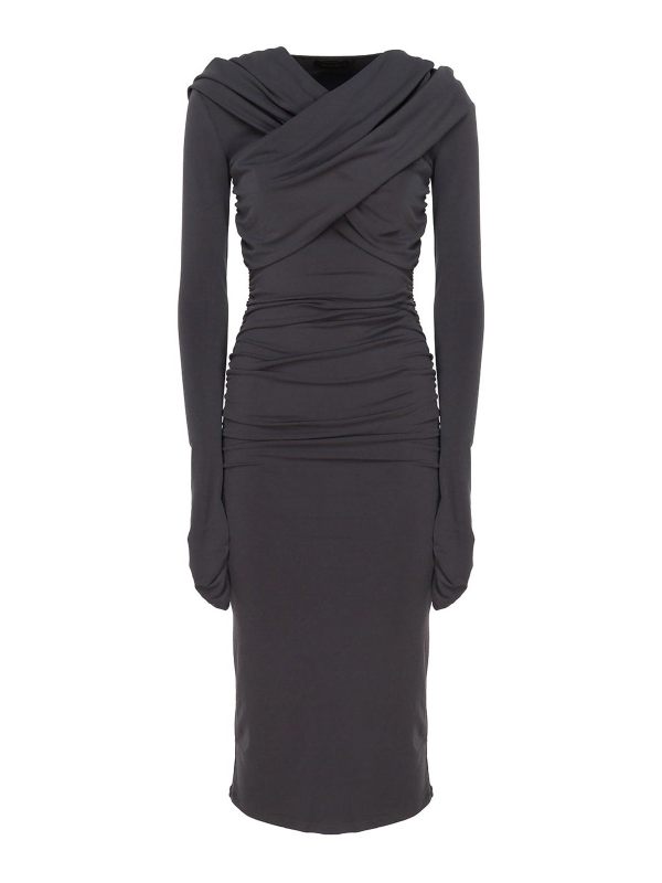 The Andamane Robe Au Genou - Gris