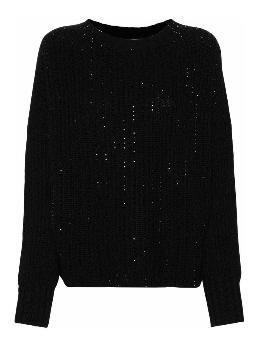 Ermanno Firenze Pull Col Rond - Noir