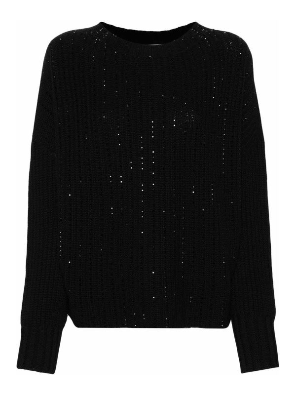 Ermanno Firenze Pull Col Rond - Noir