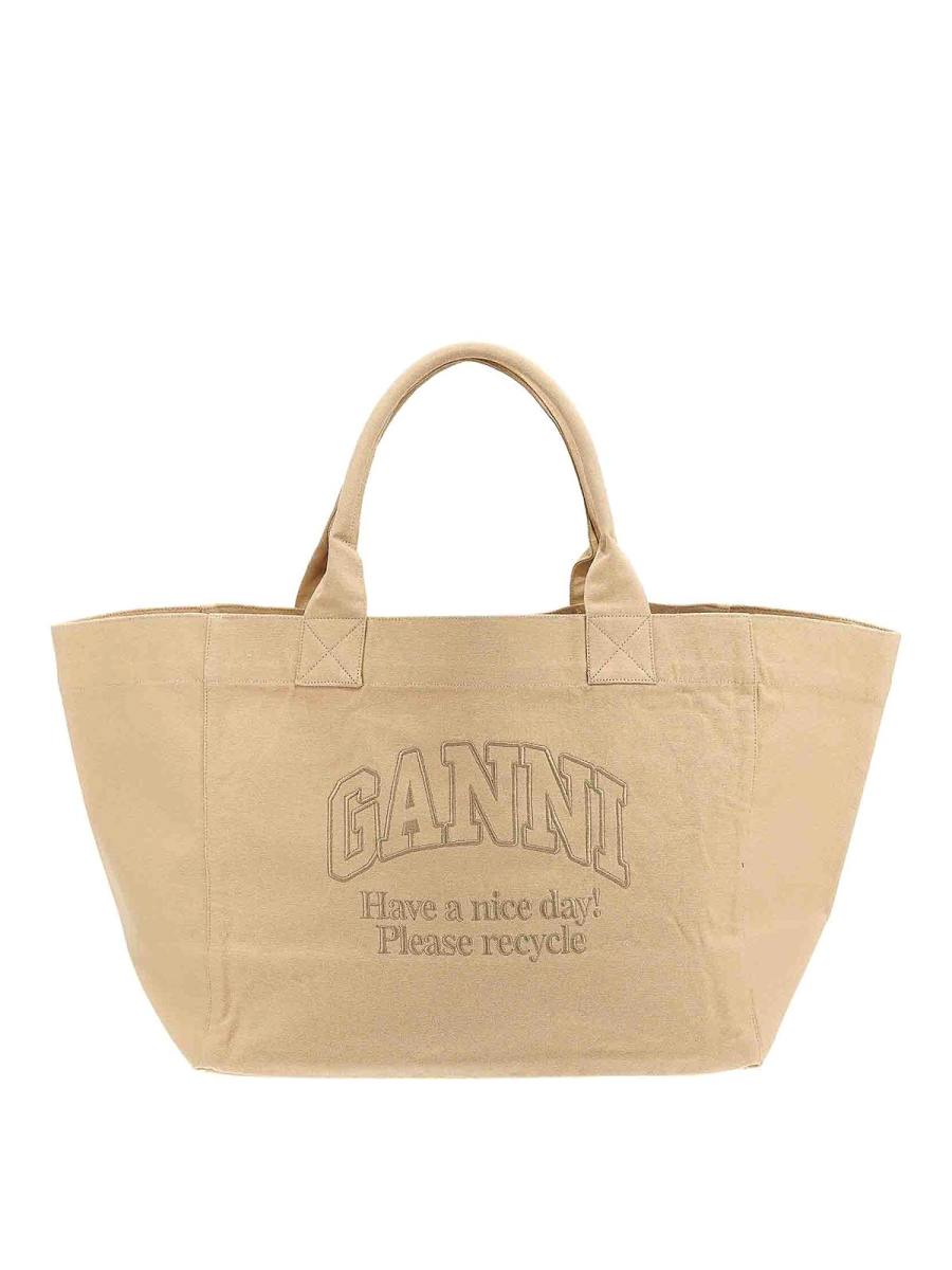 Ganni Sac Cabas - Beig